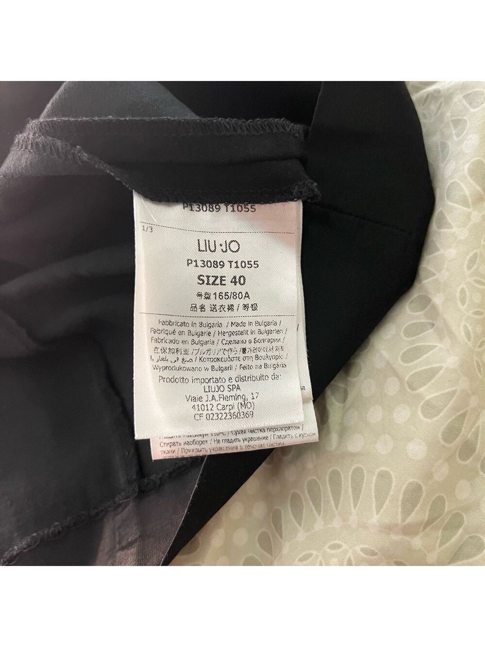 Liu Jo Black Satin Ruched Bodice Cocktail Dress IT 40 US 4 Perfect Condition - Picture 7 of 12